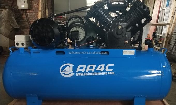 AA4C 7.5KWポンプ研修会の空気の源を発生させる横のピストンAir Compressorの空気ソース マシンの空気